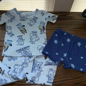 Bluey Pajama Set and Pajama Shorts